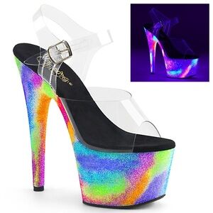 Pleaser Adore 708GXY UV galaxy glow